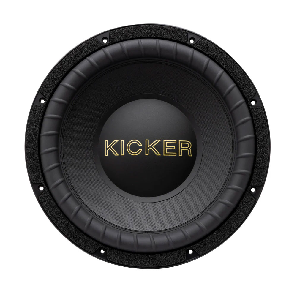 KA50GOLD124-1 Kicker KA50GOLD124 Comp Gold 12" Dual Voice Coil Subwoofer - 4 Ohm