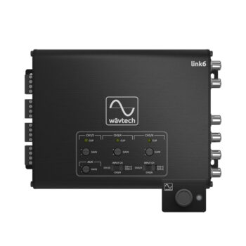 Wavtech LINK6 - 6 Channel Line Out Converter with AUX Input, Signal Summing & Remote