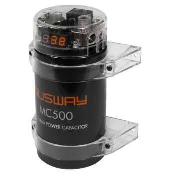 Musway MC500 0.5 Farad Power Capacitor with Integrated Distribution Block