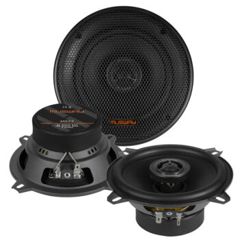 Musway MS52 5.25" (13cm) 2-Way Car Coaxial Speaker, 80 Watts/RMS