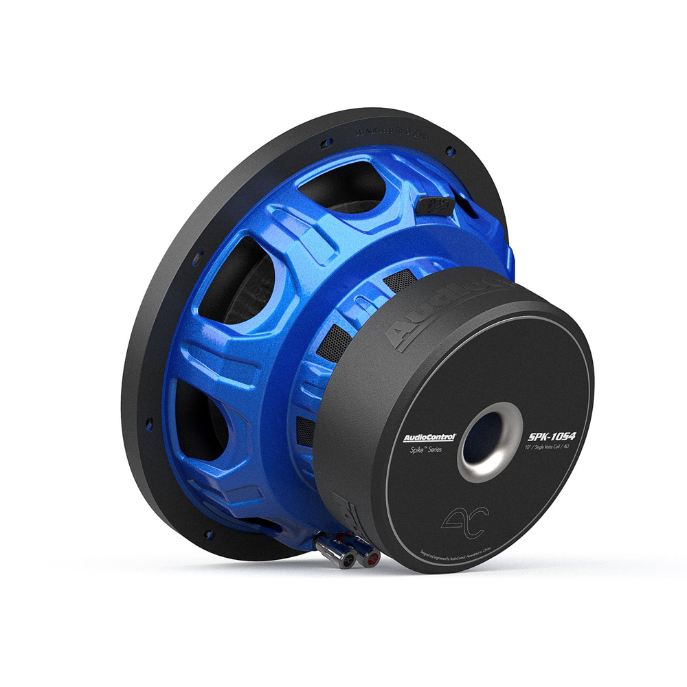 SPK-10S4-3 AudioControl SPK-10S2 - Spike Series 10" Single 2 Ohm Car Subwoofer 500W