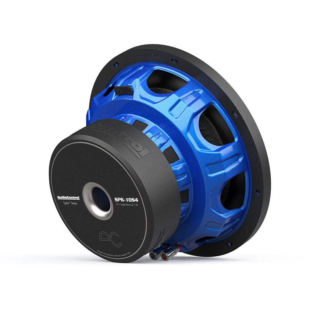 SPK-10S4-4 AudioControl SPK-10S2 - Spike Series 10" Single 2 Ohm Car Subwoofer 500W