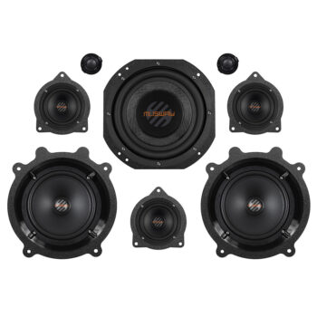 Musway TES3YSET Vehicle Specific 8-Way Speaker Sound Upgrade Set for Tesla Model Y & Model 3 (Only with Premium System)