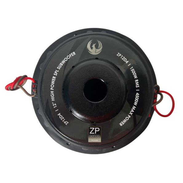 Phoenix Gold ZP12D4 - 12 Inch Dual 4ohm Street Bass Subwoofer 3" VC 1500 watts RMS