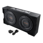Musway MF210A Subwoofer System In Flat Design With 25cm (10“) Subwoofer And Passive Radiator