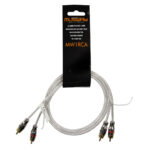 Musway MW1RCA 1 Meter RCA Stereo Patch Cord Full Copper
