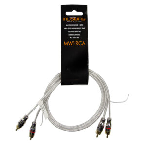 Musway MW1RCA 1 Meter RCA Stereo Patch Cord Full Copper