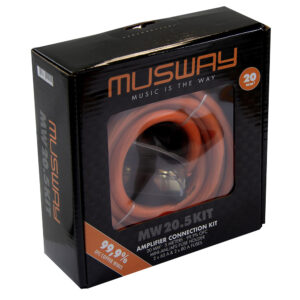 Musway MW20.5KIT 20 MM2 Amplifier Connection Kit Full Copper 5 Meters