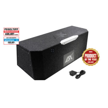 ESX DBX208BPA 2 x 20 cm (8”) Active Dual Bandpass Subwoofer System