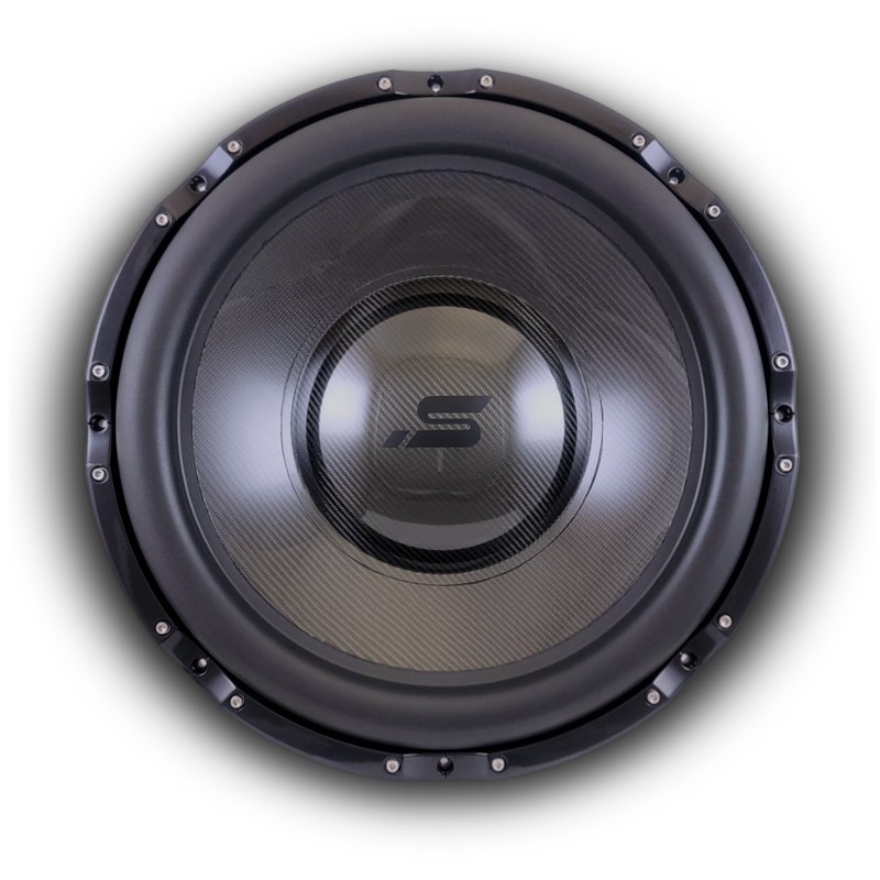 HS-24 Stereo Integrity HS-24 - Dual 1 ohm & 2 ohms 24" Carbon Fiber Subwoofer