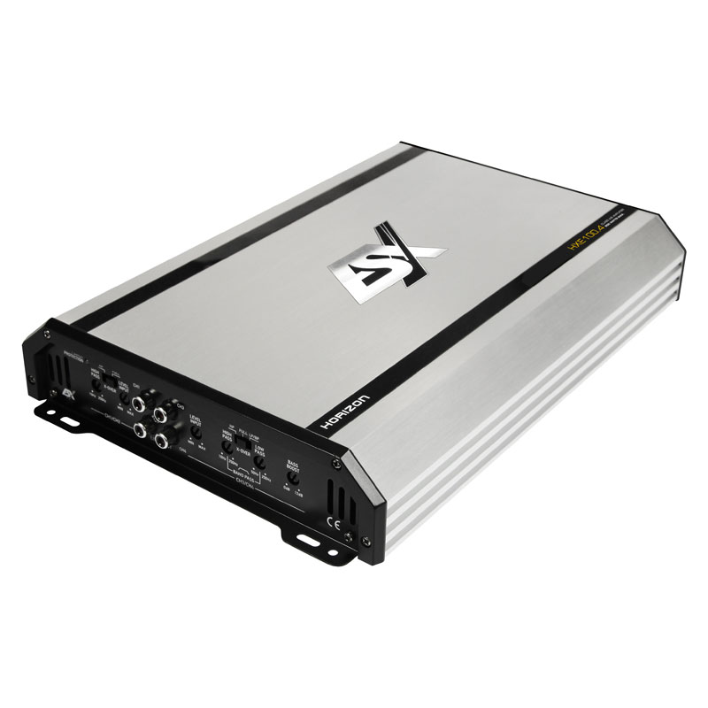 HXE100.4 ESX HXE100.4 Horizon 4-Channel Class A/B amplifier for premium sound tuning at Apex Automotive UK