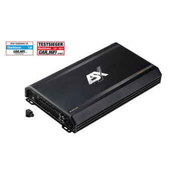 ESX SXE2800.1D Test Winner amplifier reviewed by CAR & HIFI available at Apex Automotive UK