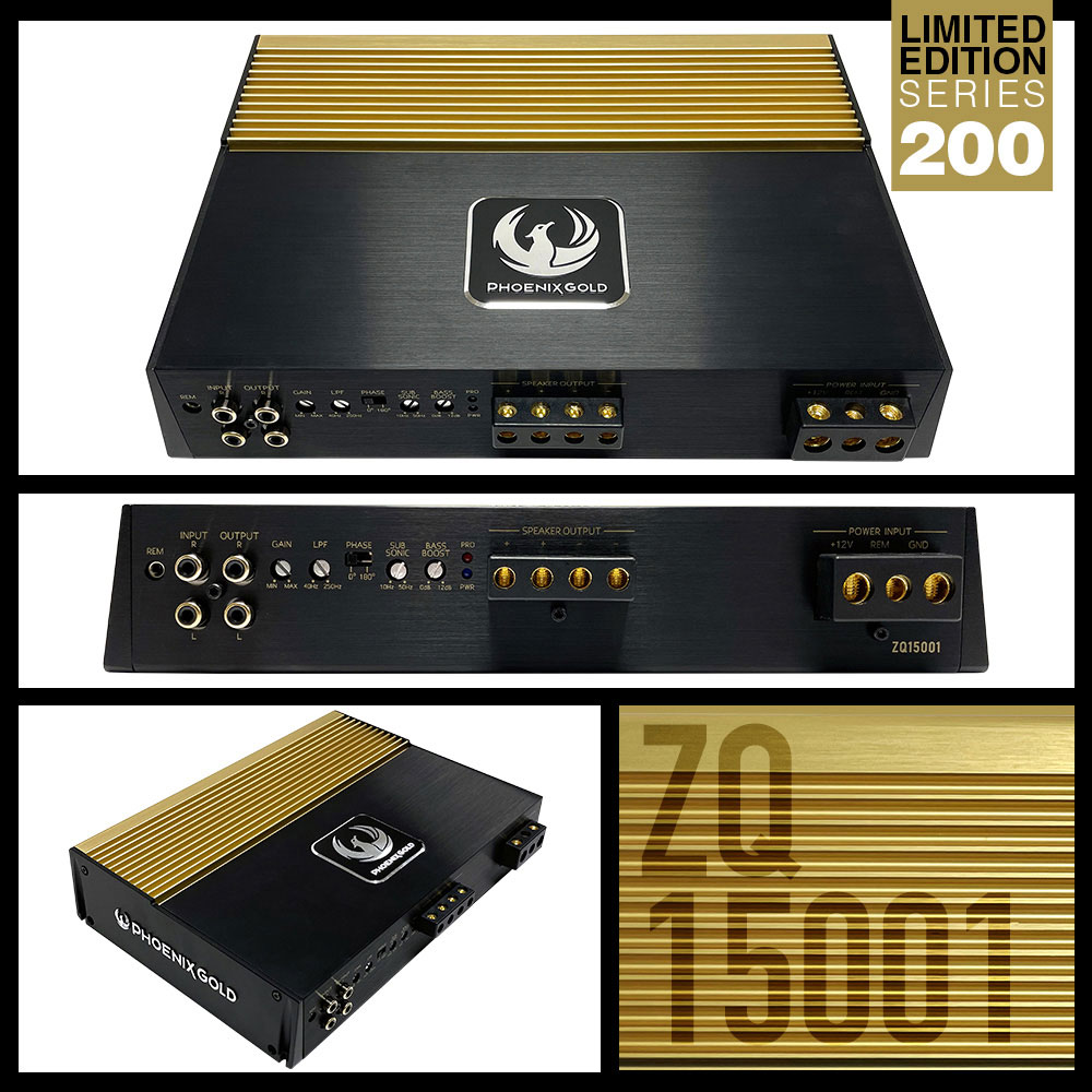 ZQ15001-01 Phoenix Gold ZQ15001 ZQ Series Monoblock Class D High End Amplifier