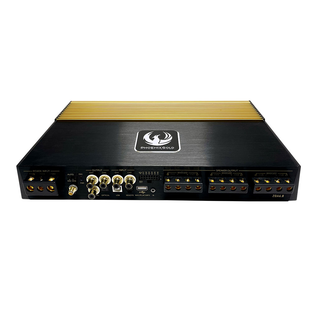 ZQA6.8 Phoenix Gold ZQA6.8 ZQ Series 6 Channel High End Amplifier With 8 Channel DSP
