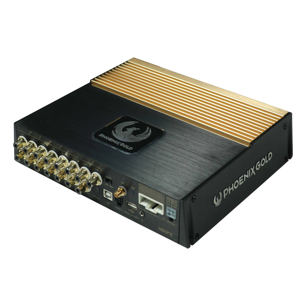 ZQDSP12-02 Phoenix Gold ZQDSP12 ZQ Series 12-Channel High End Digital Signal Processor Amplifier