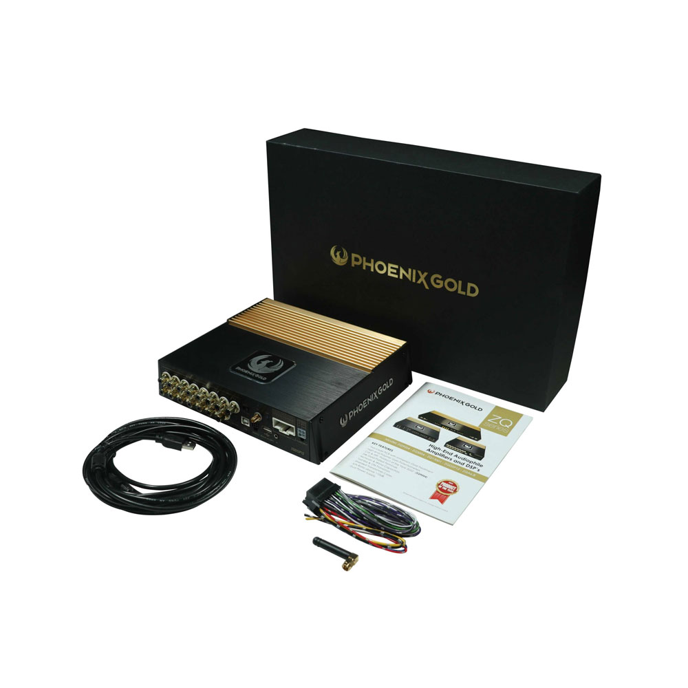 ZQDSP12-10 Phoenix Gold ZQDSP12 ZQ Series 12-Channel High End Digital Signal Processor Amplifier