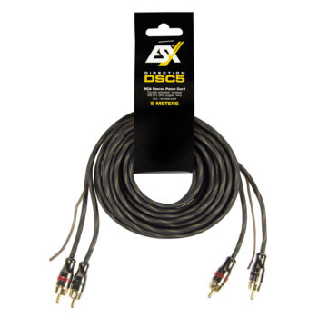 ESX DSC5 RCA Patch Lead 5 Meter (Black)