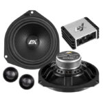 ESX QXFA6.2C 6" 2-Way Component Speaker With 2-Channel Nano Amplifier