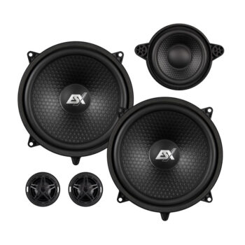 ESX QXS6.3C 16 cm (6") With 8 cm (3") 2.1-Way Component Speaker For Mercedes