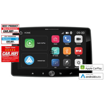 ESX VMX900DAB Universal Multi-Angle Media Moniceiver 1-DIN With 9" Touchscreen